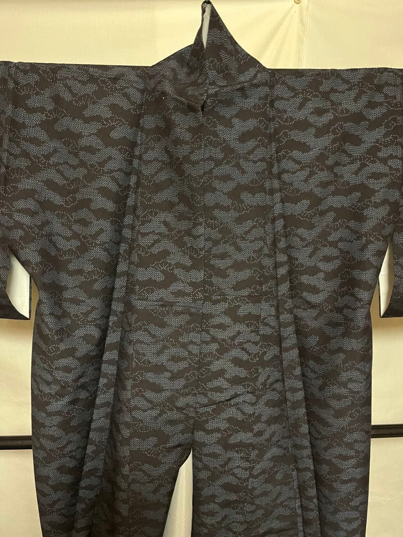 ☘️早い者勝ち☘️【国宝品】●国指定重要無形文化財●【本結城】●地機●手括●紬●