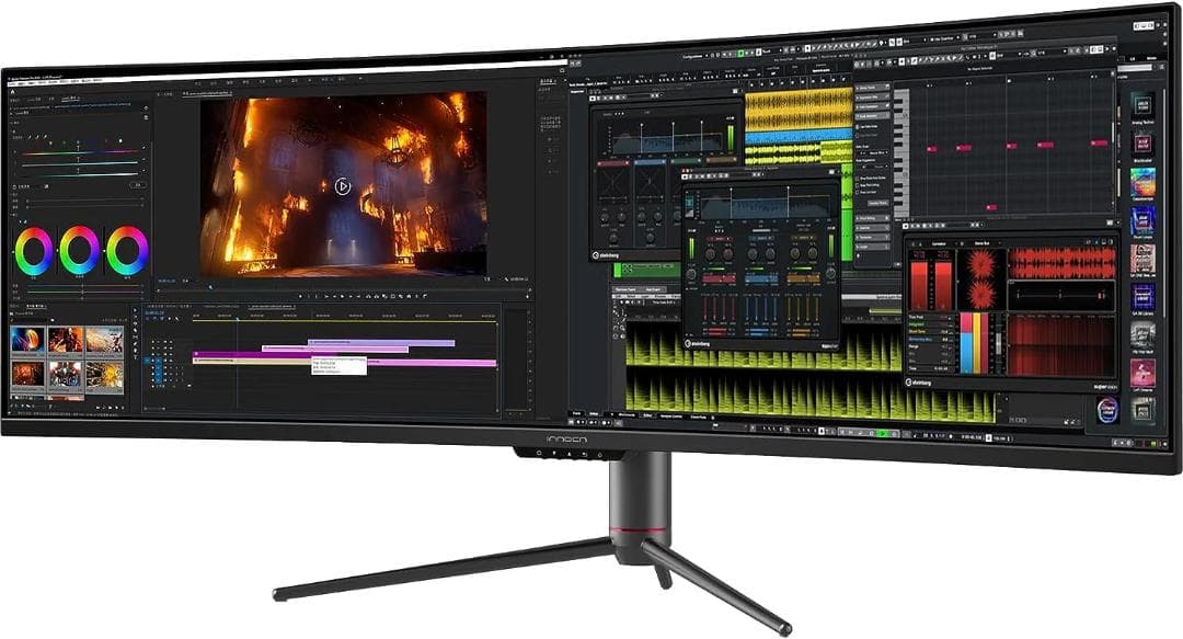 新品同様 保証有 INNOCN 49インチ サーフェス モニター 49C1G