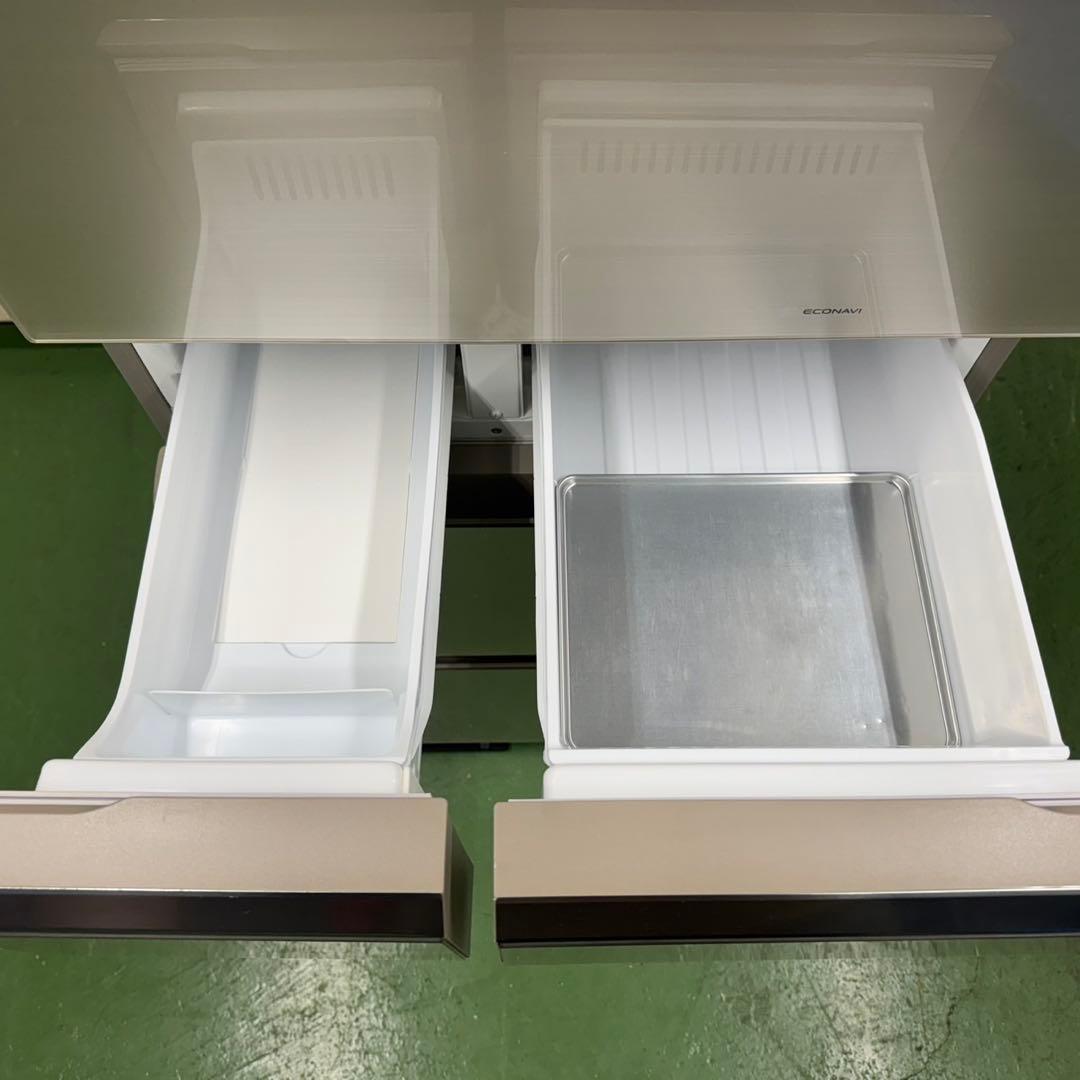 91 パナソニック　大型冷蔵庫　406L 400L強　小型　家庭用　自動製氷