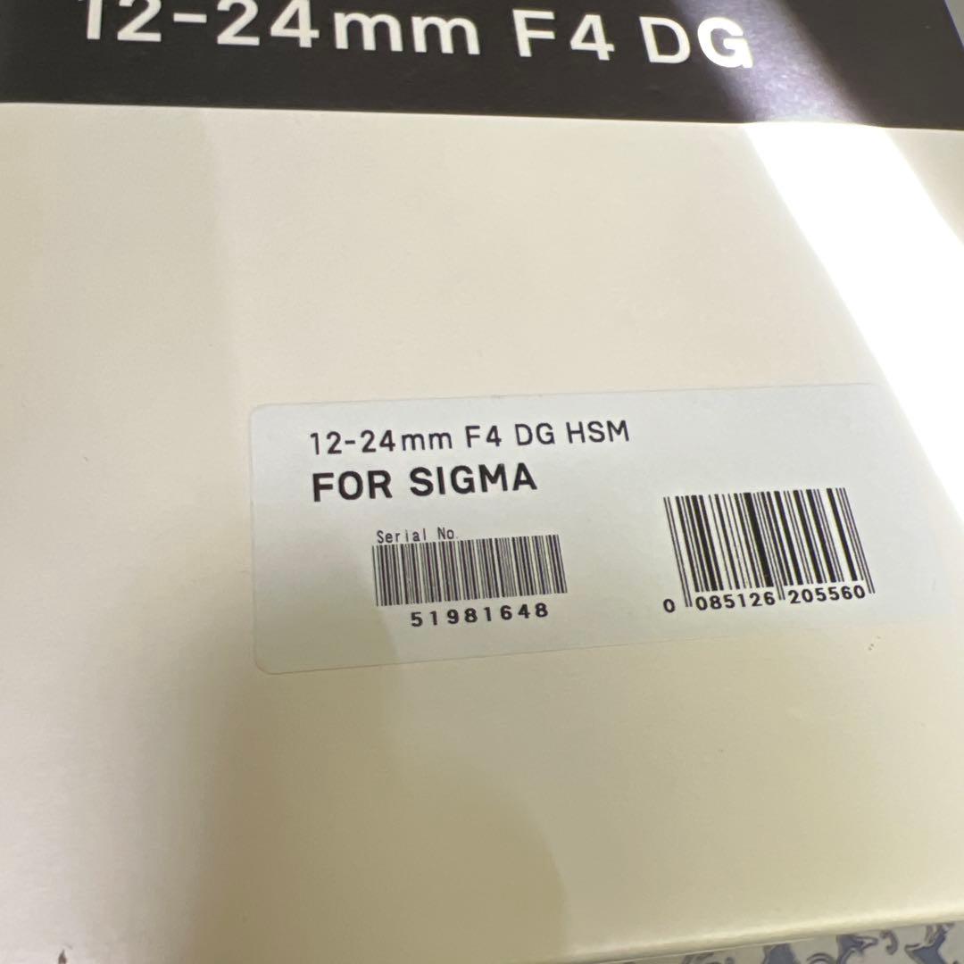 レンズ(ズーム) SIGMA12-24mm F4 DG HSM Art forSA Mount
