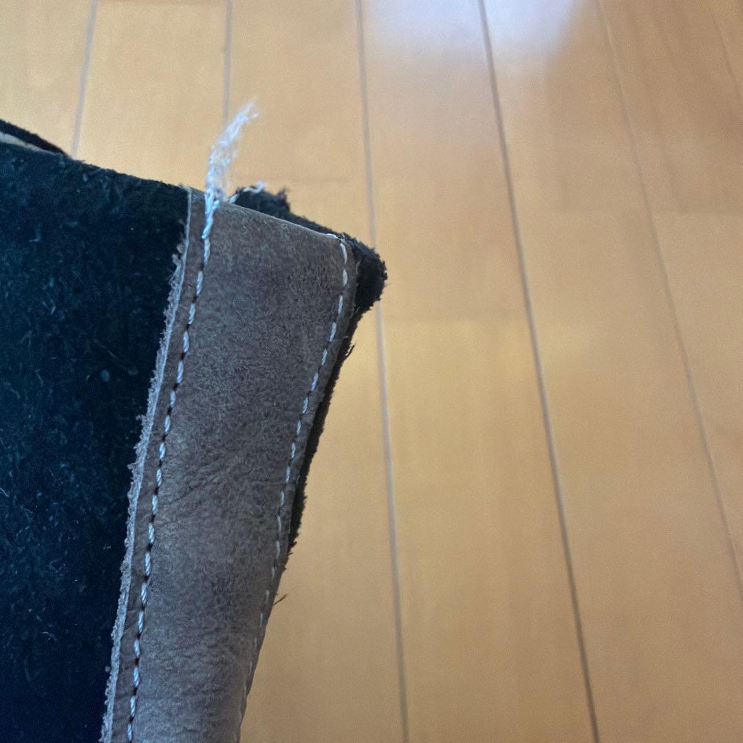 のさかストレッチウォーカー38 カジュアルブーツ グレー スエード