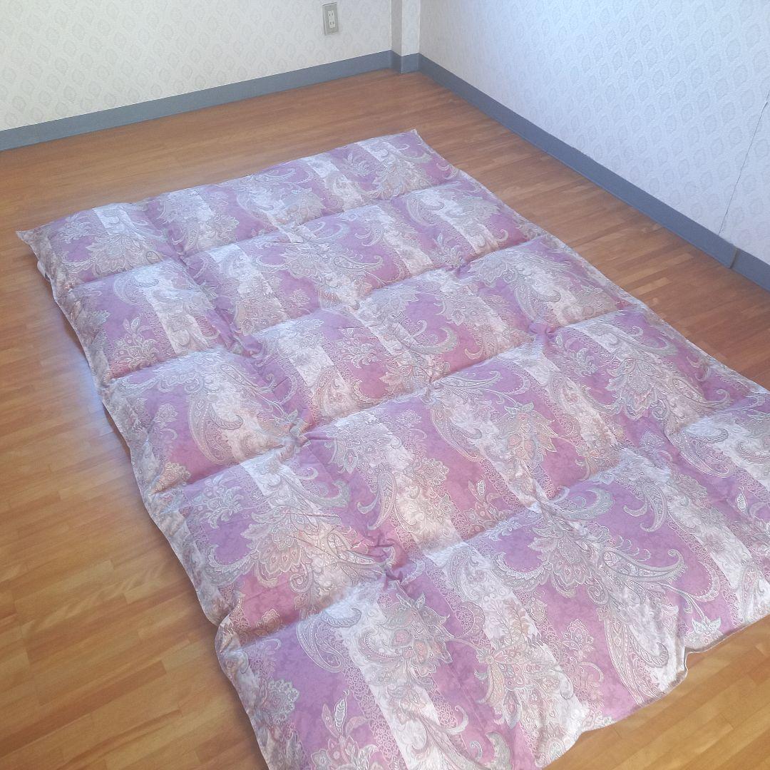 羽毛布団 増量 SDGS リフレッシュ羽毛 高密度生地 清潔 安心 日本製A⑤