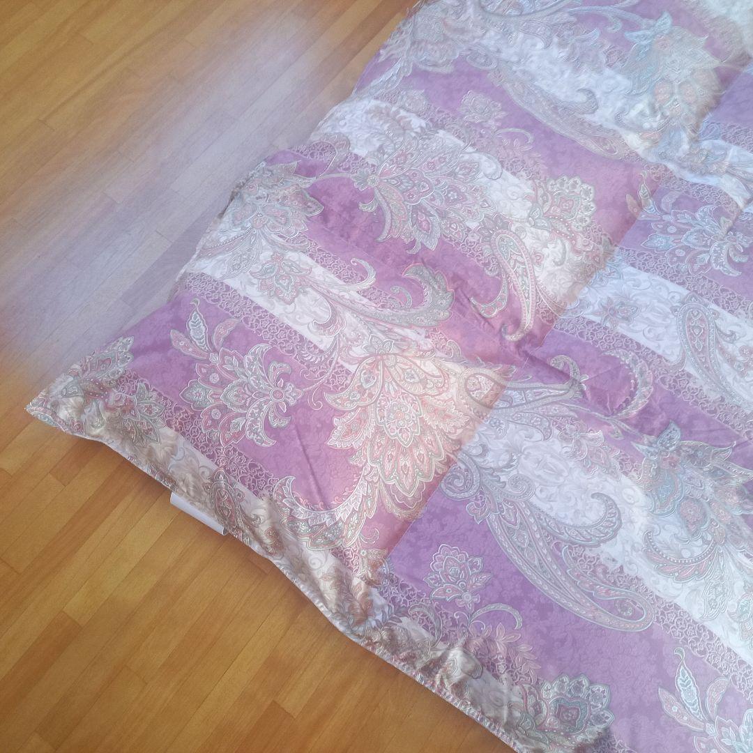 羽毛布団 増量 SDGS リフレッシュ羽毛 高密度生地 清潔 安心 日本製A⑤