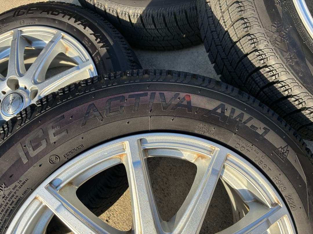 寒波前値下げ【送料込み】セレナ使用 16インチ スタッドレスホイールセット