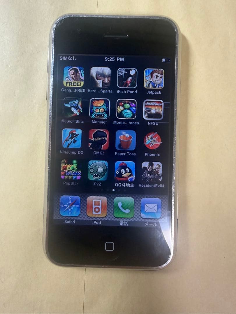 激レア初代iPhone 2G 8GB ゲーム多数インストール済み
