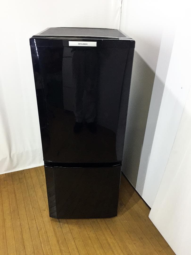 送料無料★三菱 ◆146L　ラウンドカット　２ドア冷蔵庫　【MR-P15T】