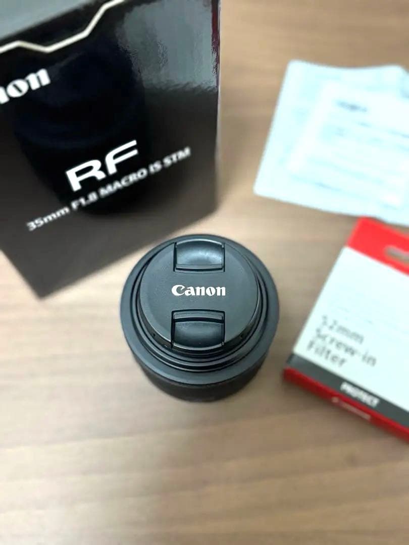 Canon RF 35mm F1.8 MACRO IS STM +レンズフィルタ
