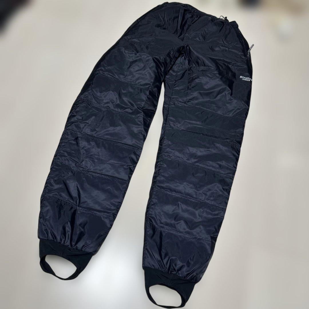 Rivalley フィッシングダウン　ダウンインナースーツ　上下セット ネイビー