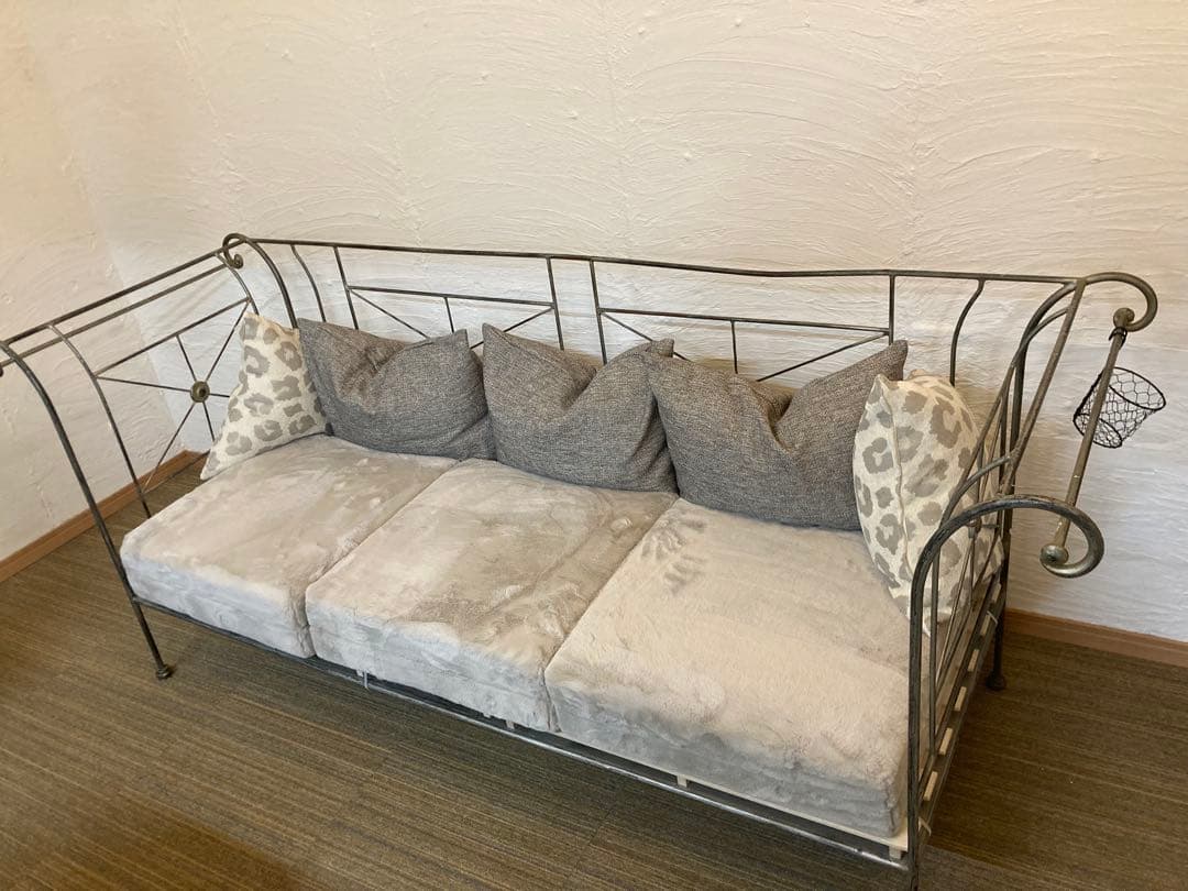 アイアン　ソファ　ヴィンテージ　アンティーク　レトロ　希少　レア　オシャレ
