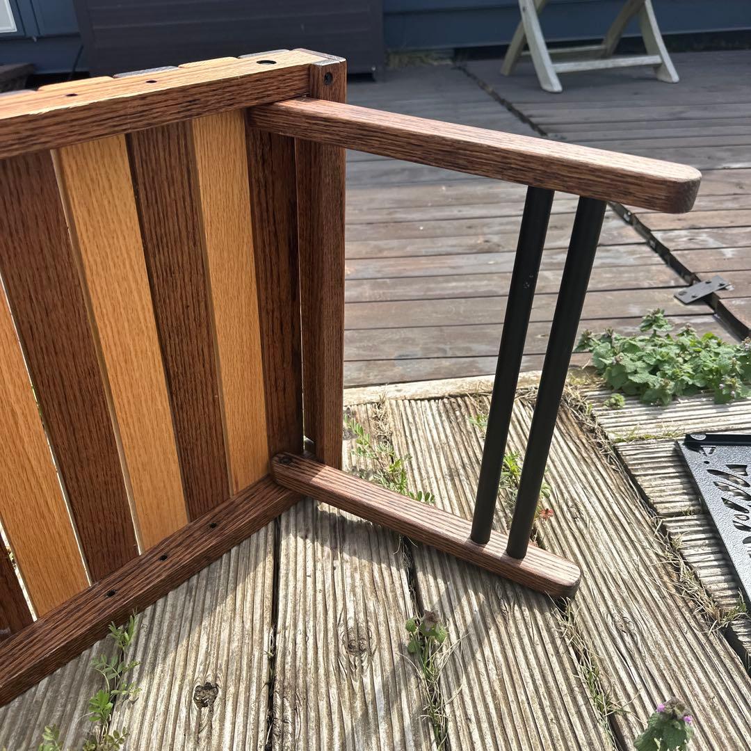 ハレテーブル BLACK DESIGN アイアンテーブルツリー柄