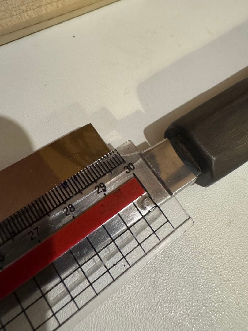 柳刃包丁 約30cm 木製ハンドル 鞘付き