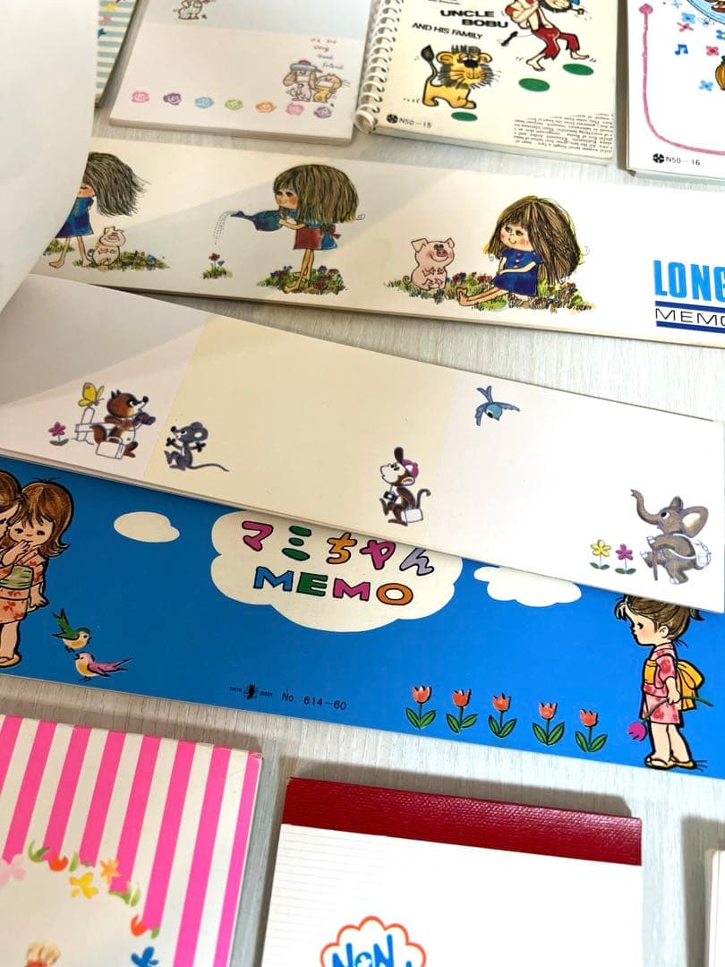 【即購入OK】昭和レトロ 当時物 メモ帳 まとめ売り水森亜土 サンリオ 他