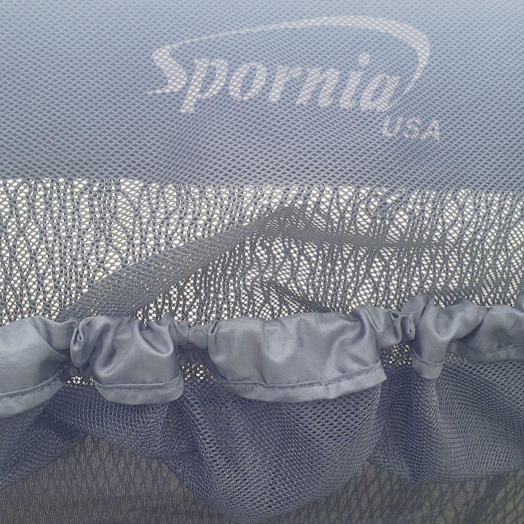 Spornia バッティングネット 黒 収納バッグ付き　野球　ゴルフ　スポーツ