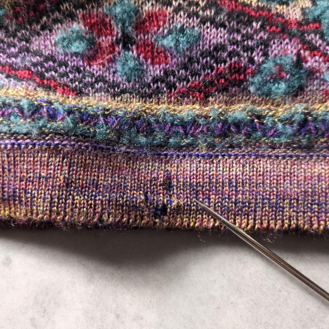 М.&KYOKO 佐藤繊維 ニットコート ロングカーディガン