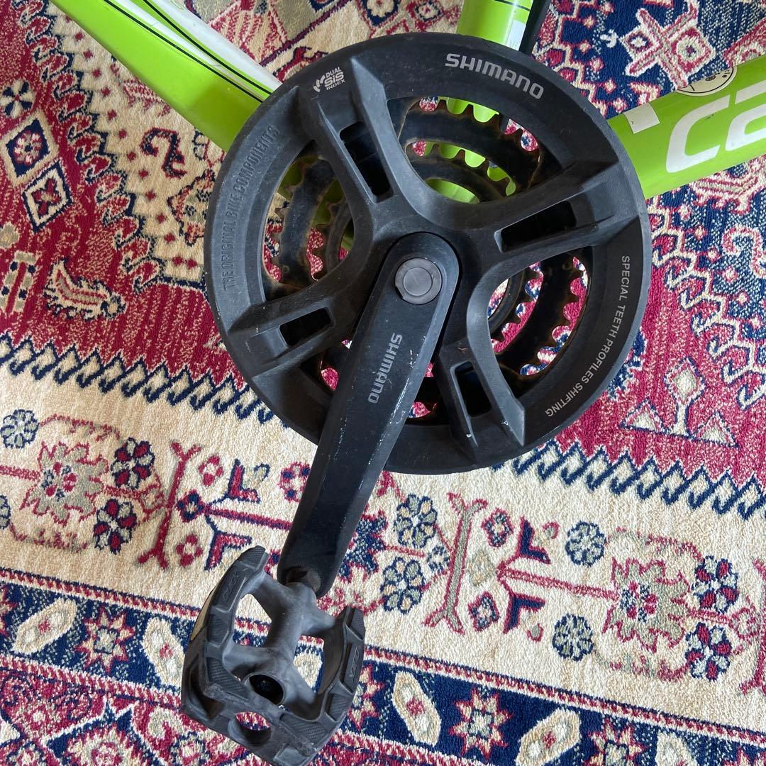 Cannondale グリーン ロードバイクフレーム　キャノンデール