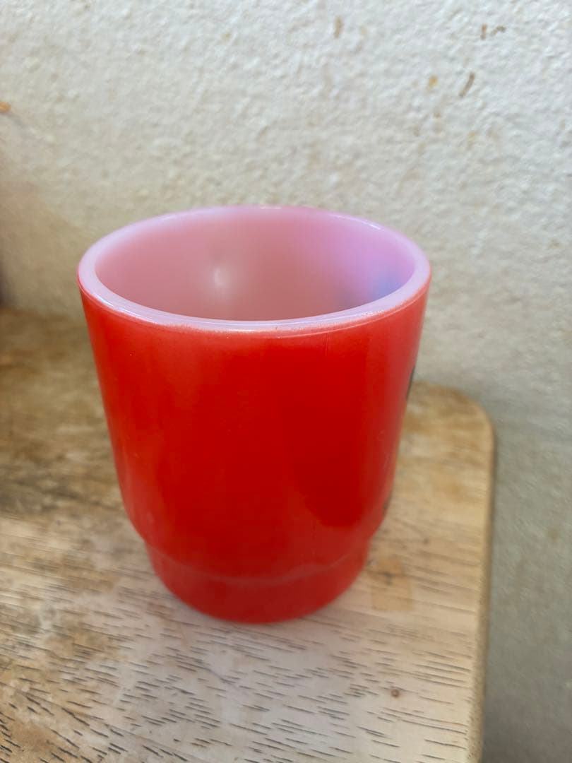 ビンテージ　スカル　髑髏　骸骨　アドバタイジング　ファイヤーキング　マグカップ