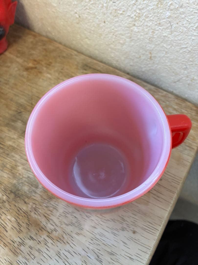 ビンテージ　スカル　髑髏　骸骨　アドバタイジング　ファイヤーキング　マグカップ