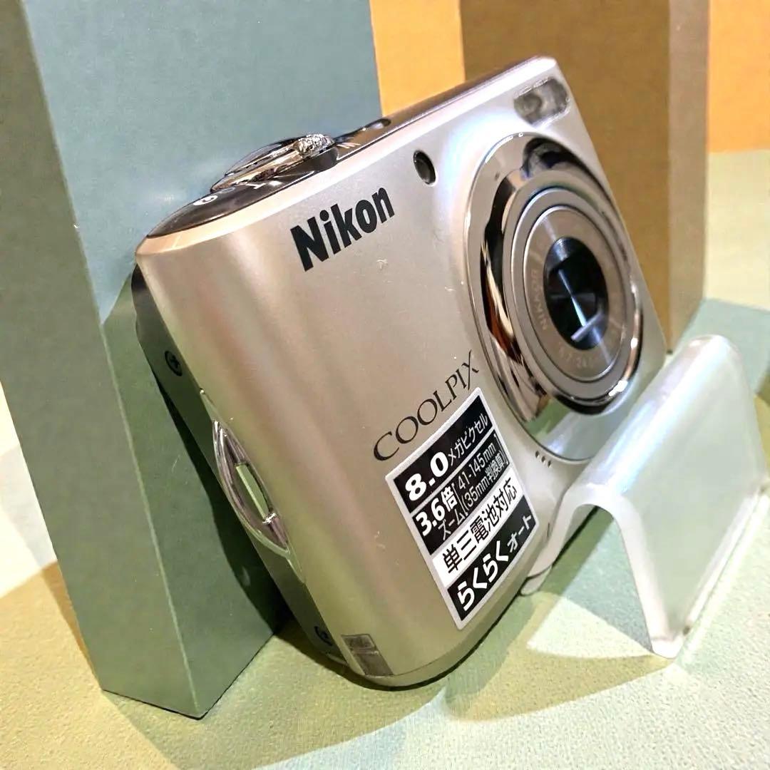 [美品 乾電池駆動] Nikon(ニコン)クールピクス L21 シルバー