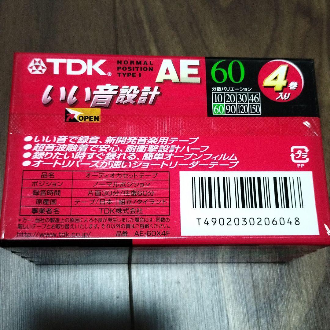 TDK AE-60　4巻入り×16　カセットテープ