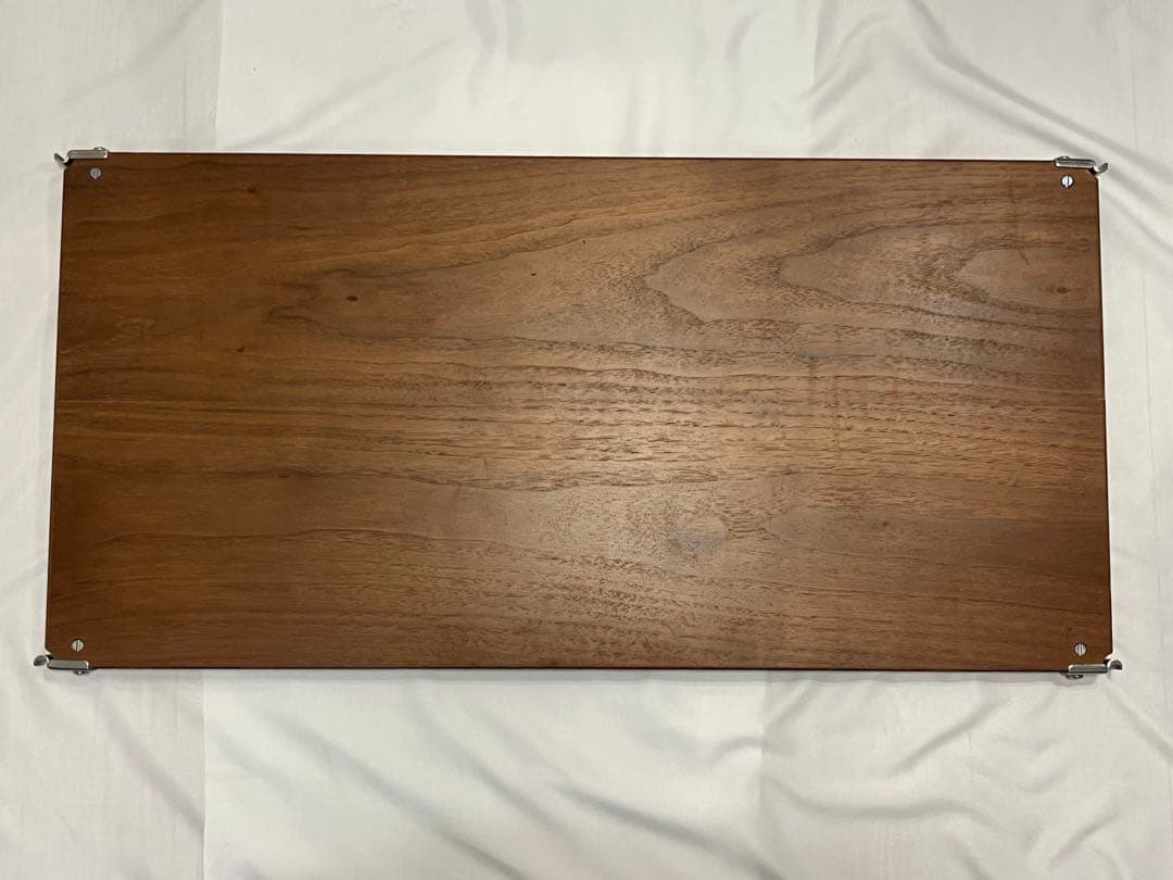 【MUJI】ステンレスユニットシェルフ　ウォールナット材84ｃｍタイプ用　3枚