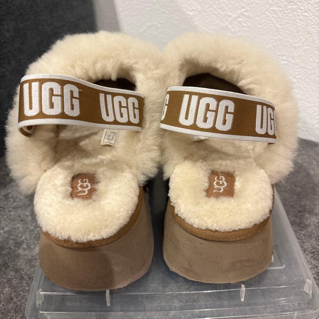 UGG ムートン　スリッポン　厚底　ファンケット