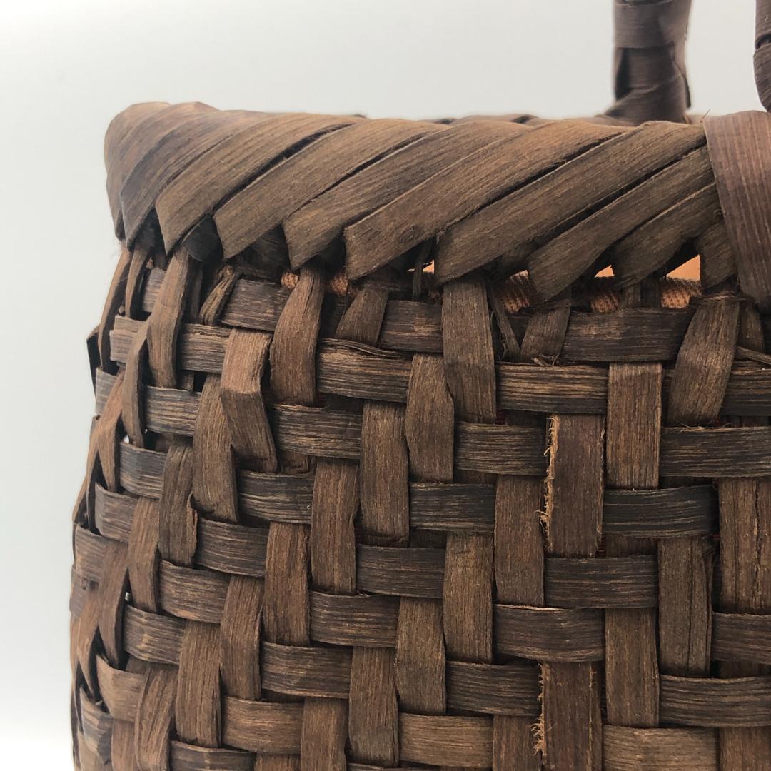 小*マ様 胡桃バッグ　網代編み　かごバッグ　くるみ　籠バッグ【新品】日本企画　山