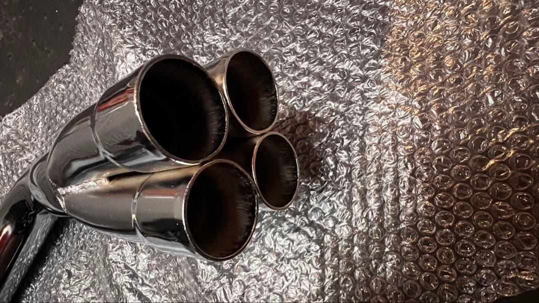 ホンダ CBX400F RPM 正規新品リアマフラー 復刻版ステッカー付き