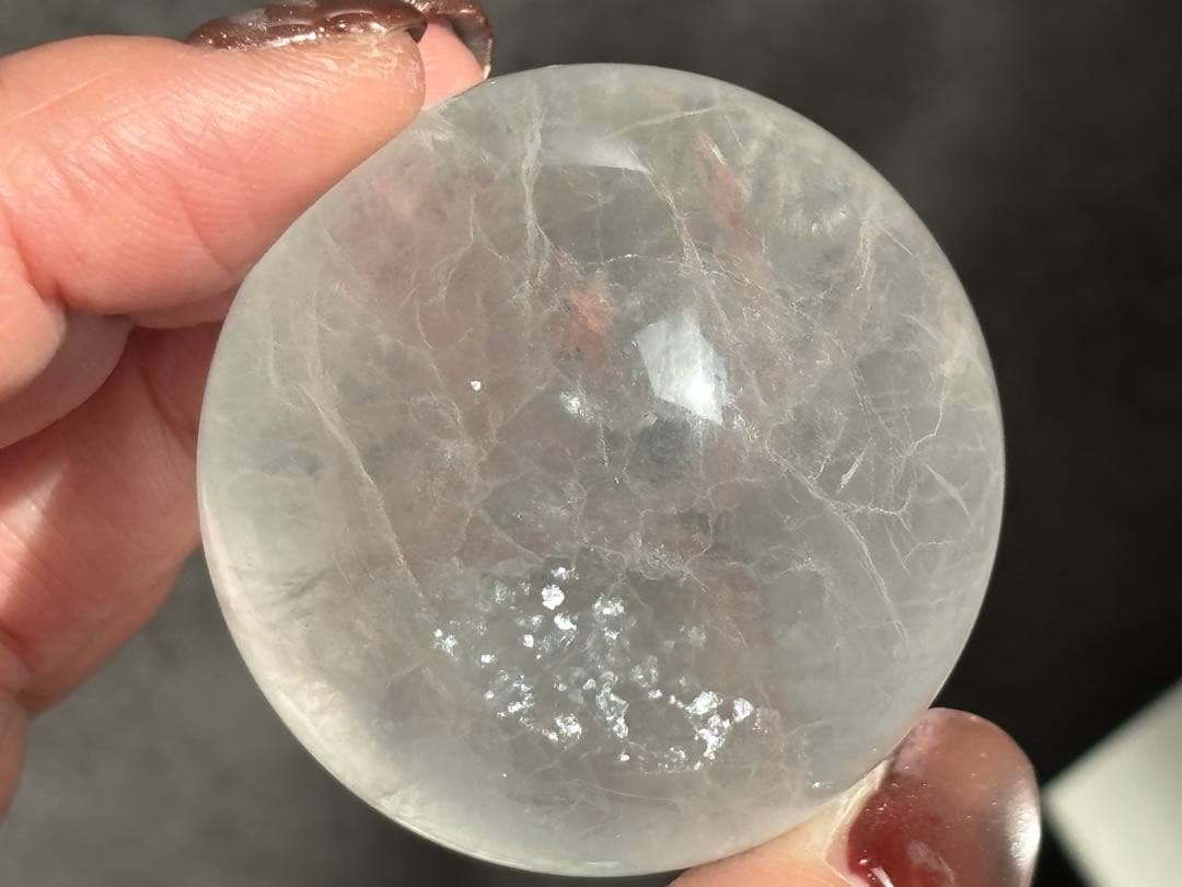 《カラーレスフローライト＊高品質の爆虹スフィア》