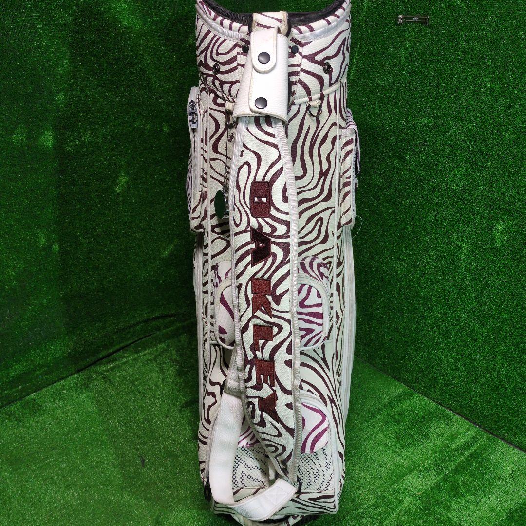 ゼブラ柄 ゴルフキャディバッグ OAKLEY