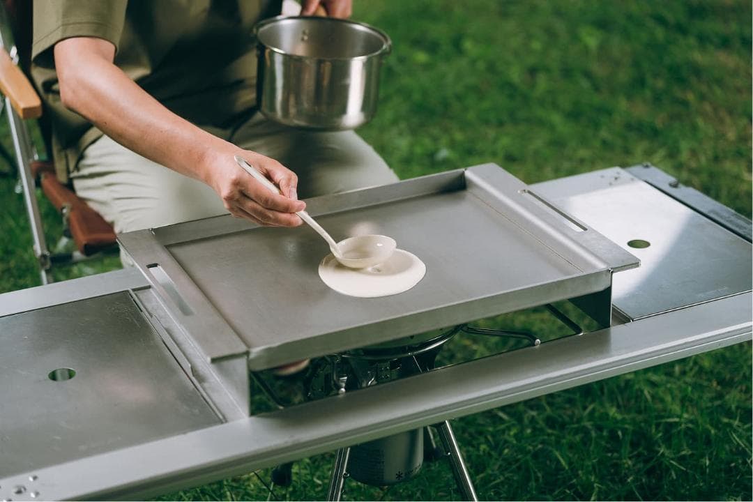 スノーピーク オタフクソースコラボ ステンレスお好み焼鉄板 GR-055-OTF