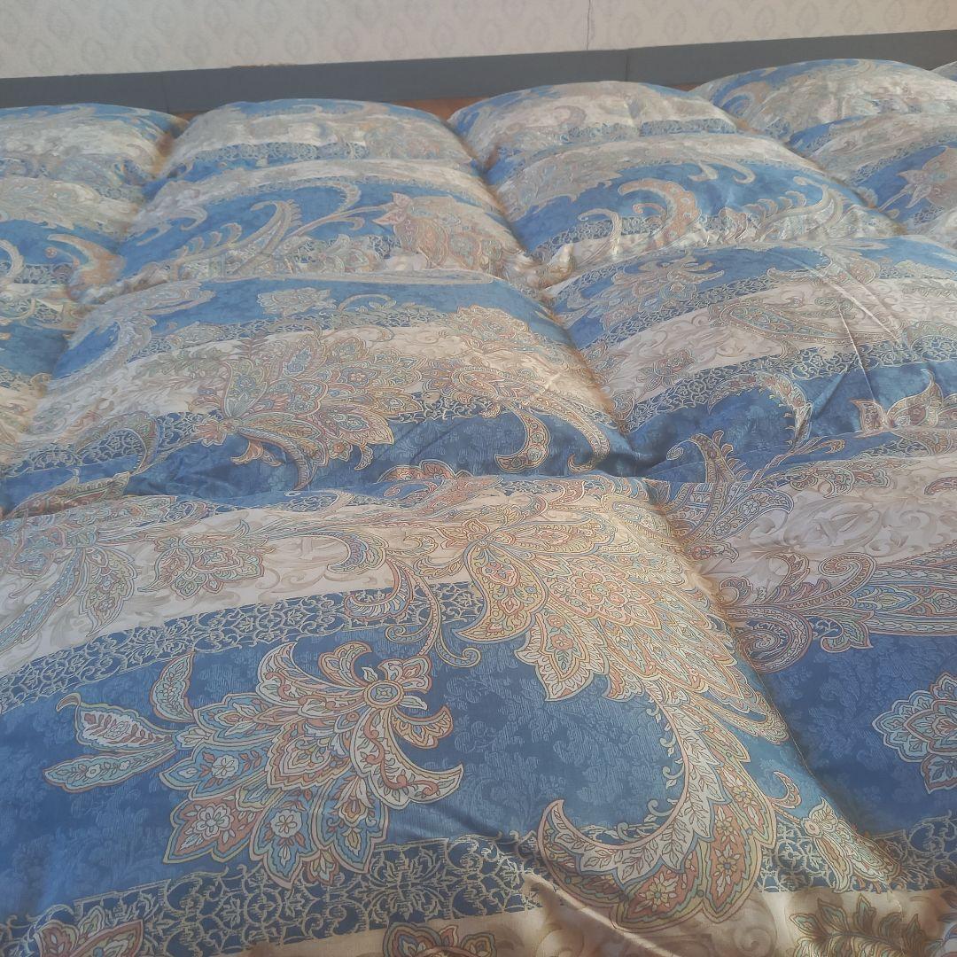 羽毛布団 増量 SDGS リフレッシュ羽毛 高密度生地 清潔 安心 日本製B⑲