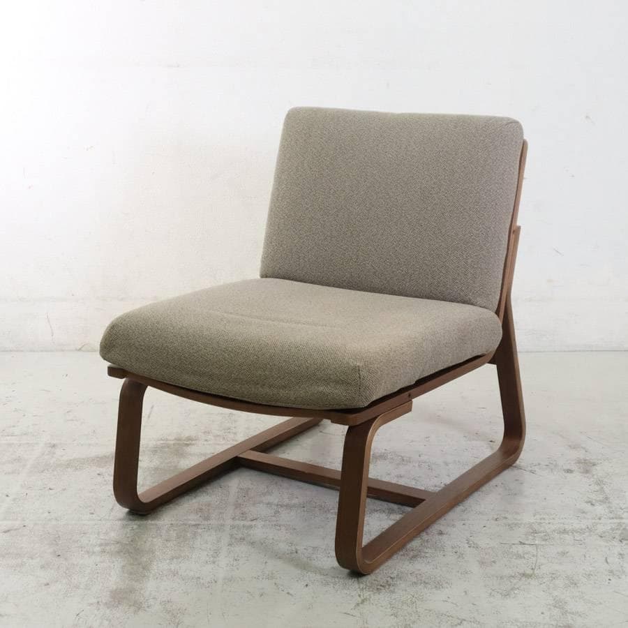 無印良品 リビングでもダイニングでもつかえるソファチェア 1人掛け ウォールナッ