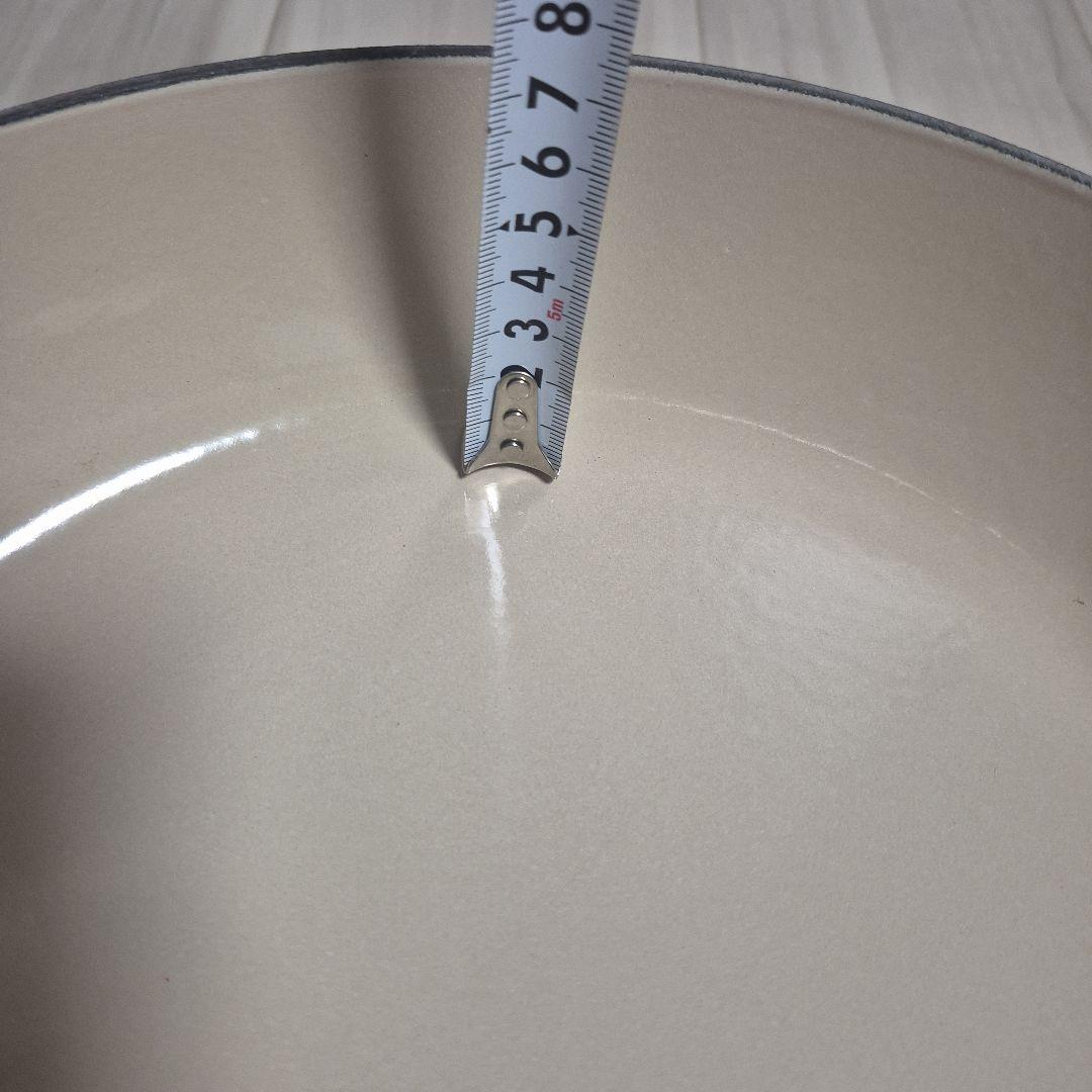 ル.クルーゼ　ビュッフェ　キャセロール　３０cm　チェリーレッド　約５kg　美品