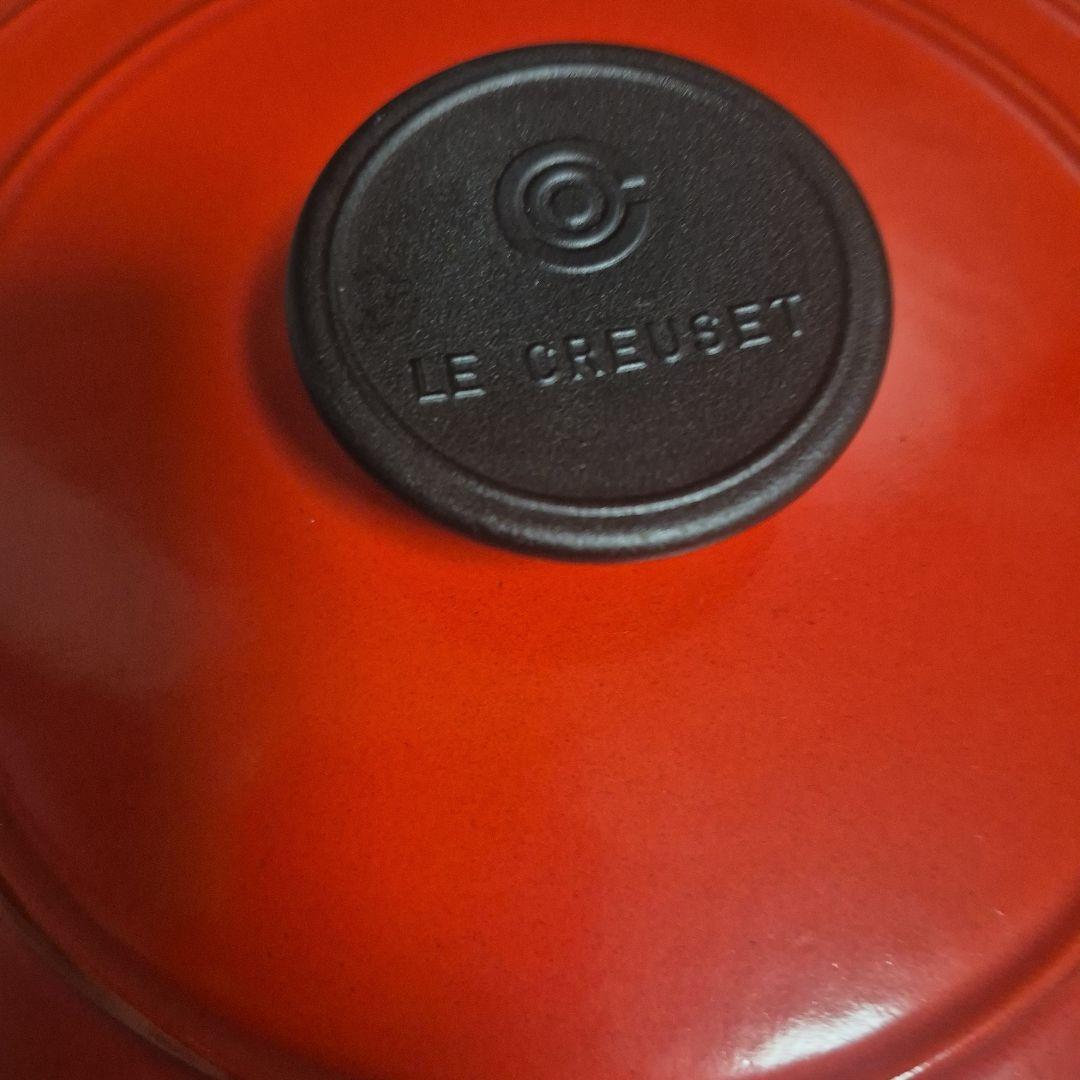 ル.クルーゼ　ビュッフェ　キャセロール　３０cm　チェリーレッド　約５kg　美品
