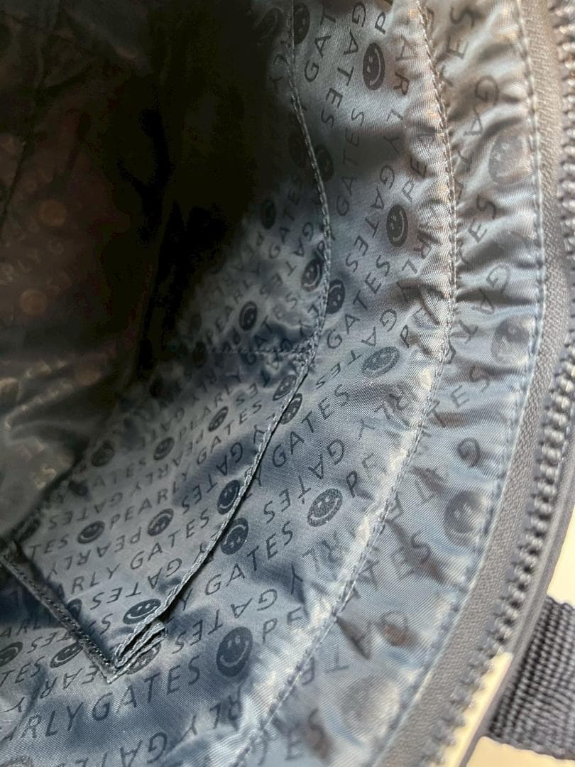 【美品】パーリーゲイツ　カートバッグ　ゴルフバッグ　ドット　ネイビー