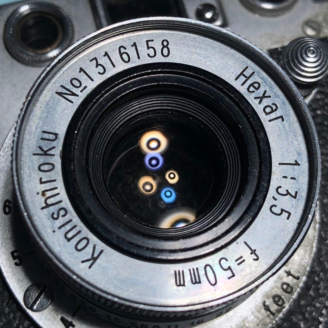 フィルムカメラ leotax konishiroku hexar 50mm f3.5