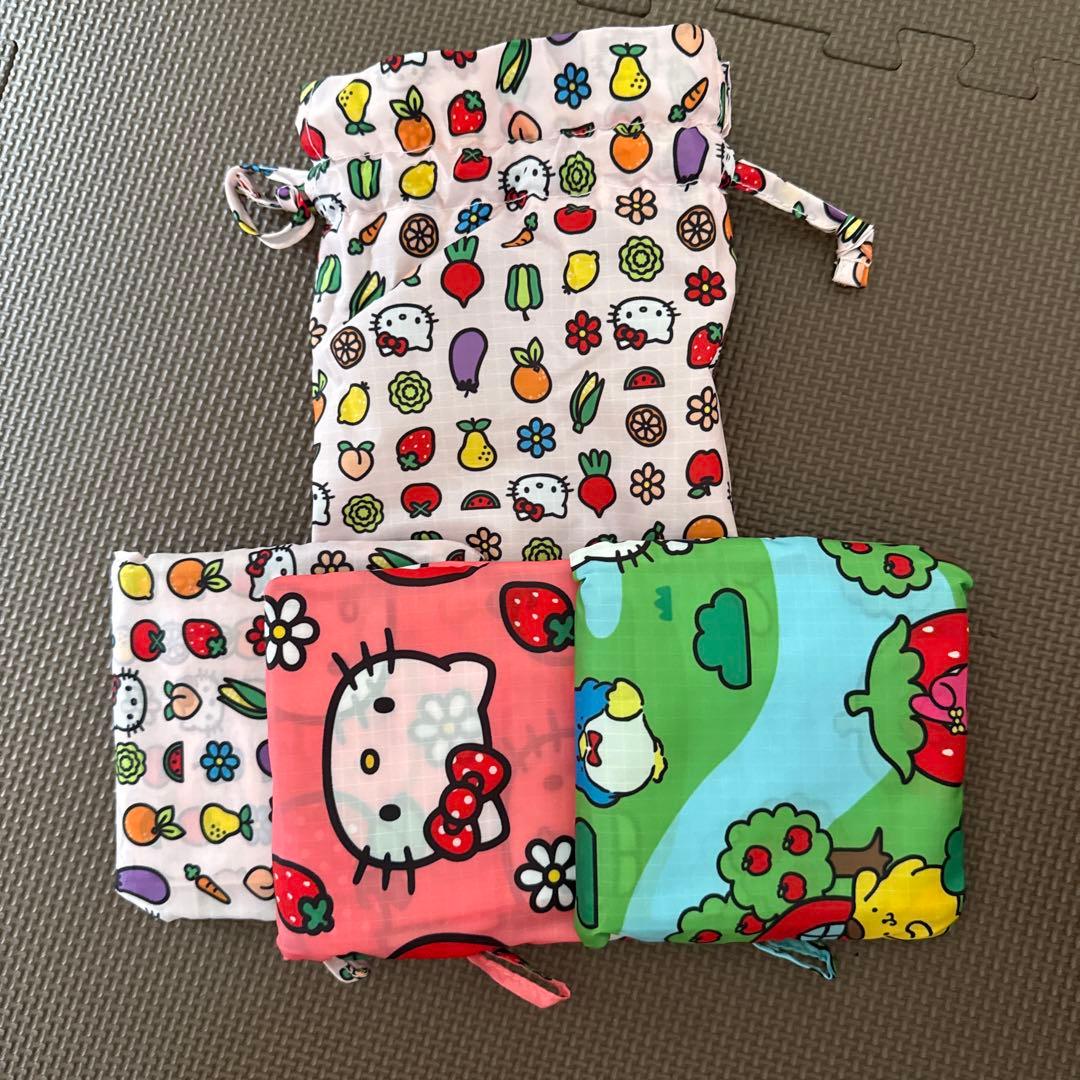 新品！BAGGU×ハローキティ エコバッグ 限定コラボ3点セット