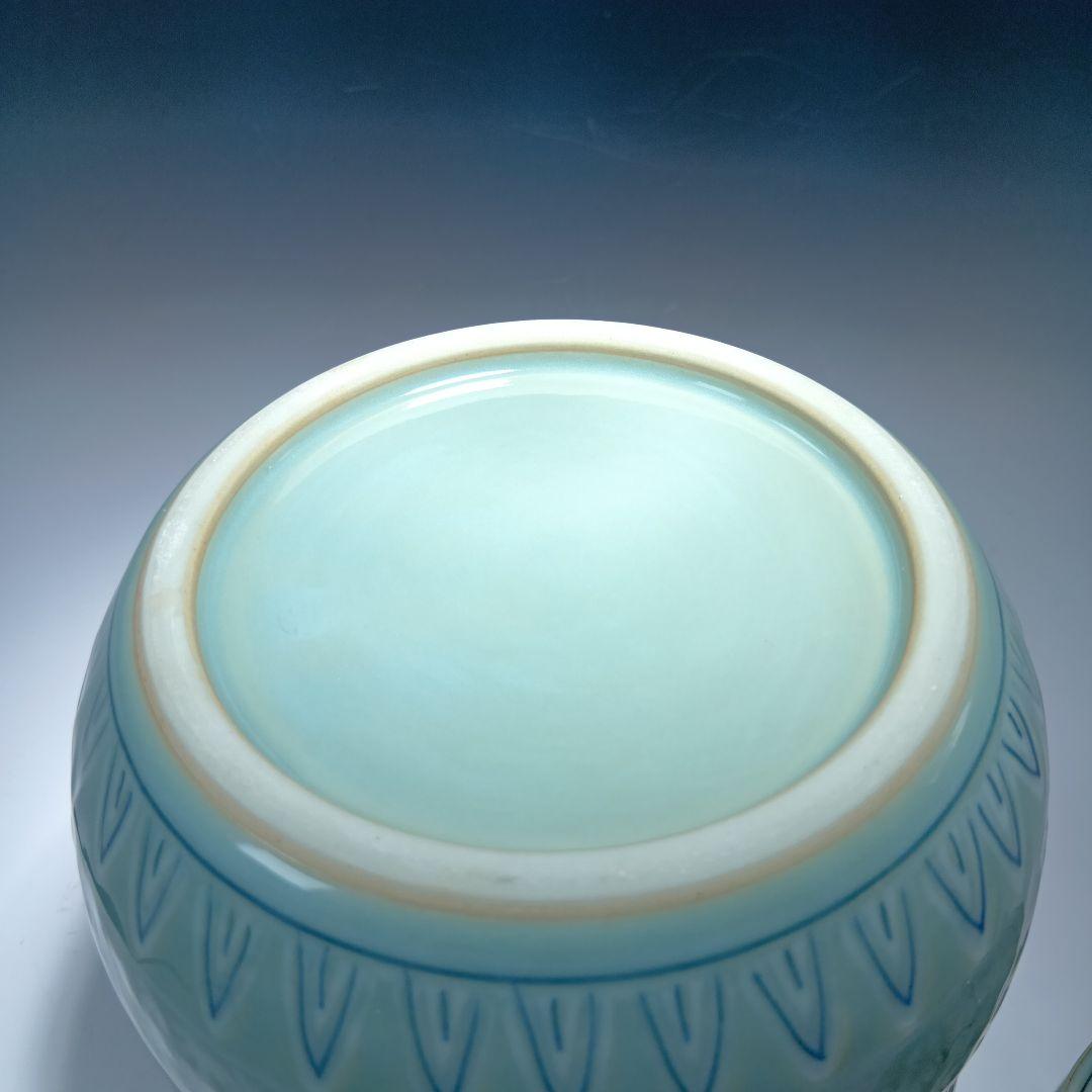 茶道具　手塚祥堂　高麗青磁皆具一式　 美品　共箱