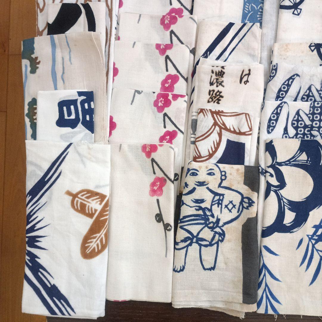 最終値下げ　昭和レトロ✩ひょうたん　米　　手ぬぐいセット　大量まとめて　100枚