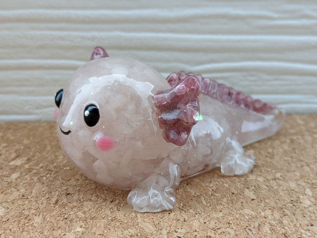 【つねりん】フェニックスストーンのくまちゃん形オルゴナイト☆他２点