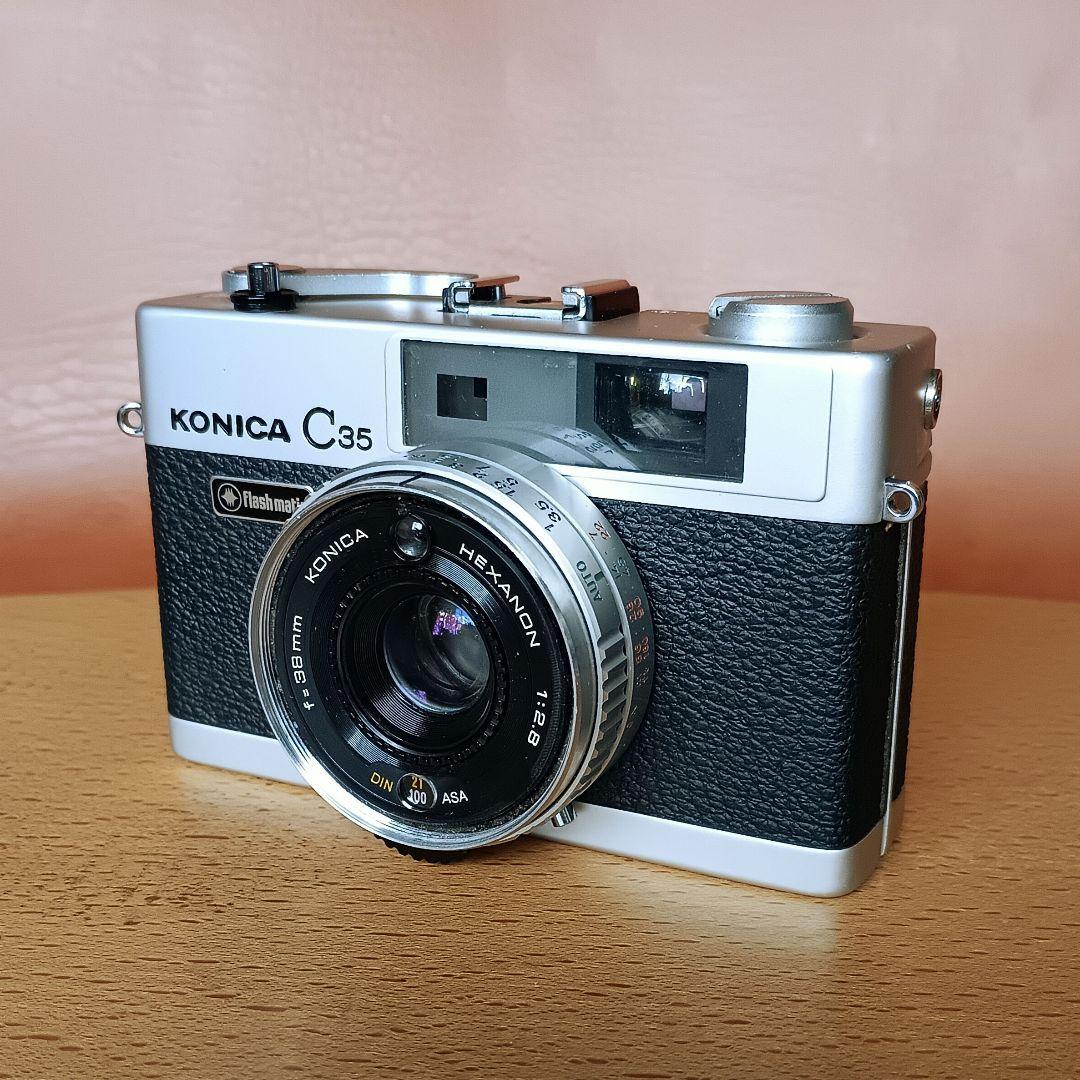 たに、カメラ【美品、完動品】コニカC35　乃木坂46　五百城茉央、芦田愛菜