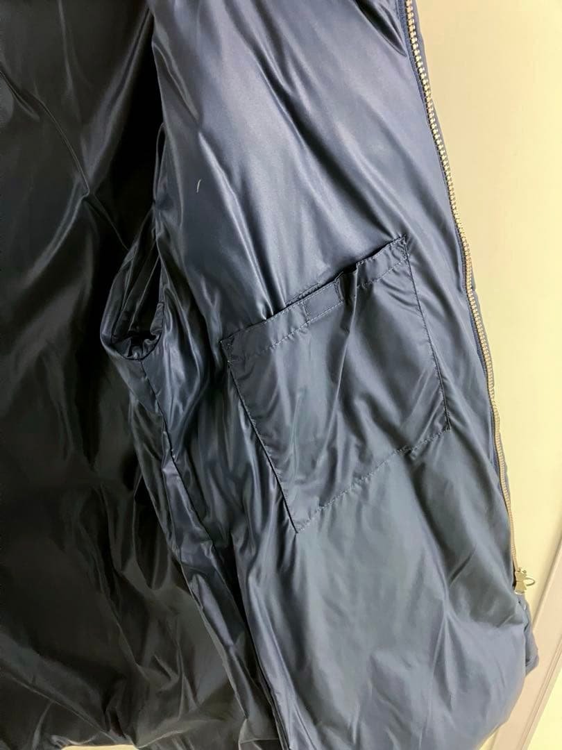 【Barbour】NAVY Hooded Bedale down Jacket