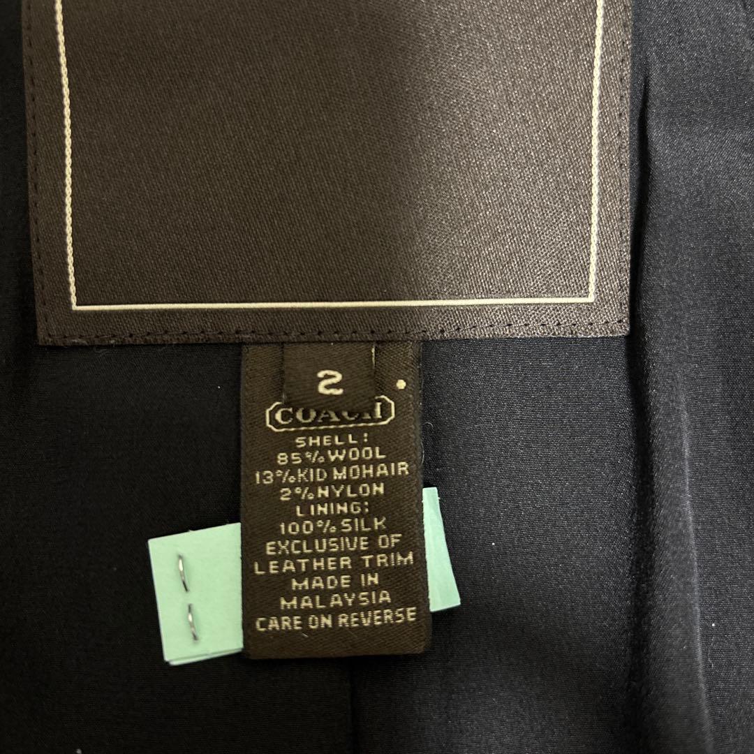 コーチ COACH ピーコート ヘリンボーン　ツイード サイズ2