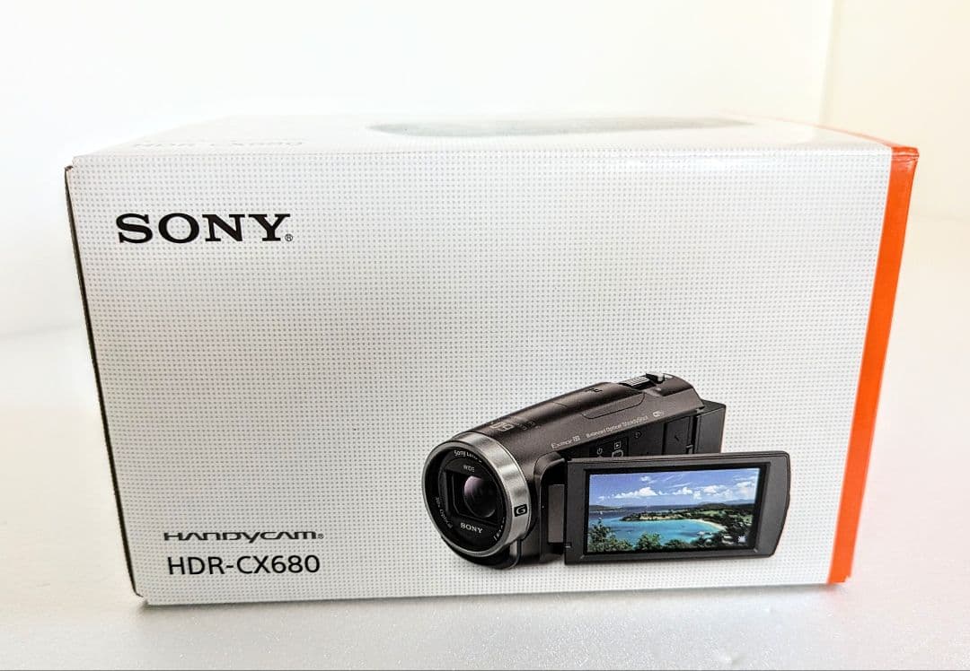 SONY HDR-CX680 ホワイト ビデオカメラ