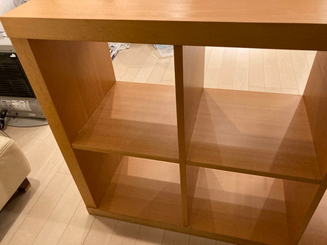 【美品】無印良品　スタッキングシェルフ　ビーチシェルフ　オープンシェルフ