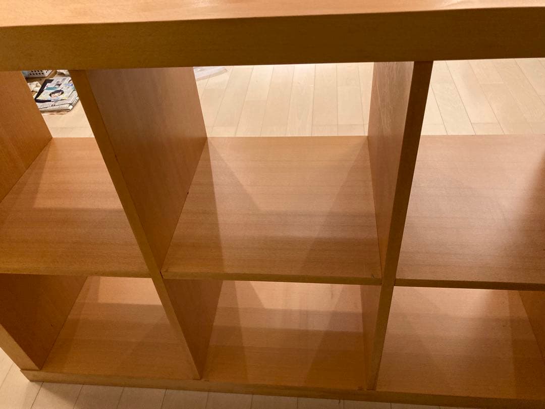 【美品】無印良品　スタッキングシェルフ　ビーチシェルフ　オープンシェルフ