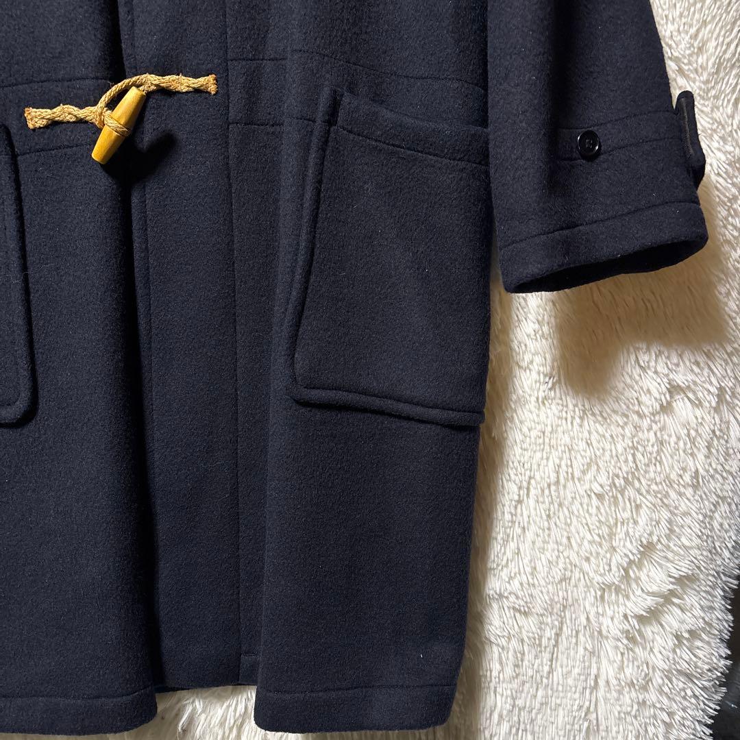 グローバーオール✨　ダッフルコート　白タグ　ネイビー　ウール　XL