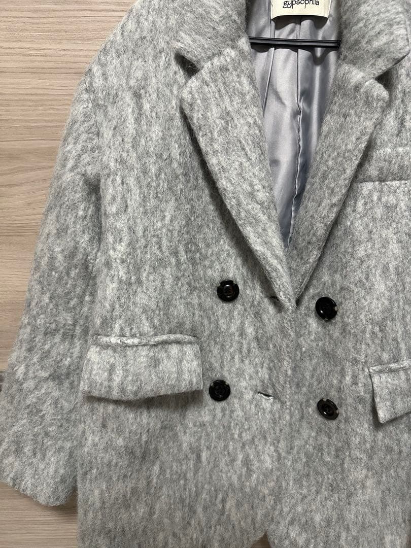 gypsophila ミドル丈オーバーサイズシャギーコート