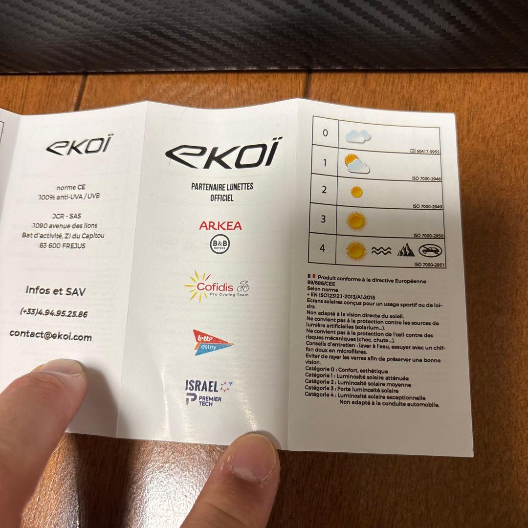 世界限定販売 EKOI Racing MAGNETIC Sunglass kit