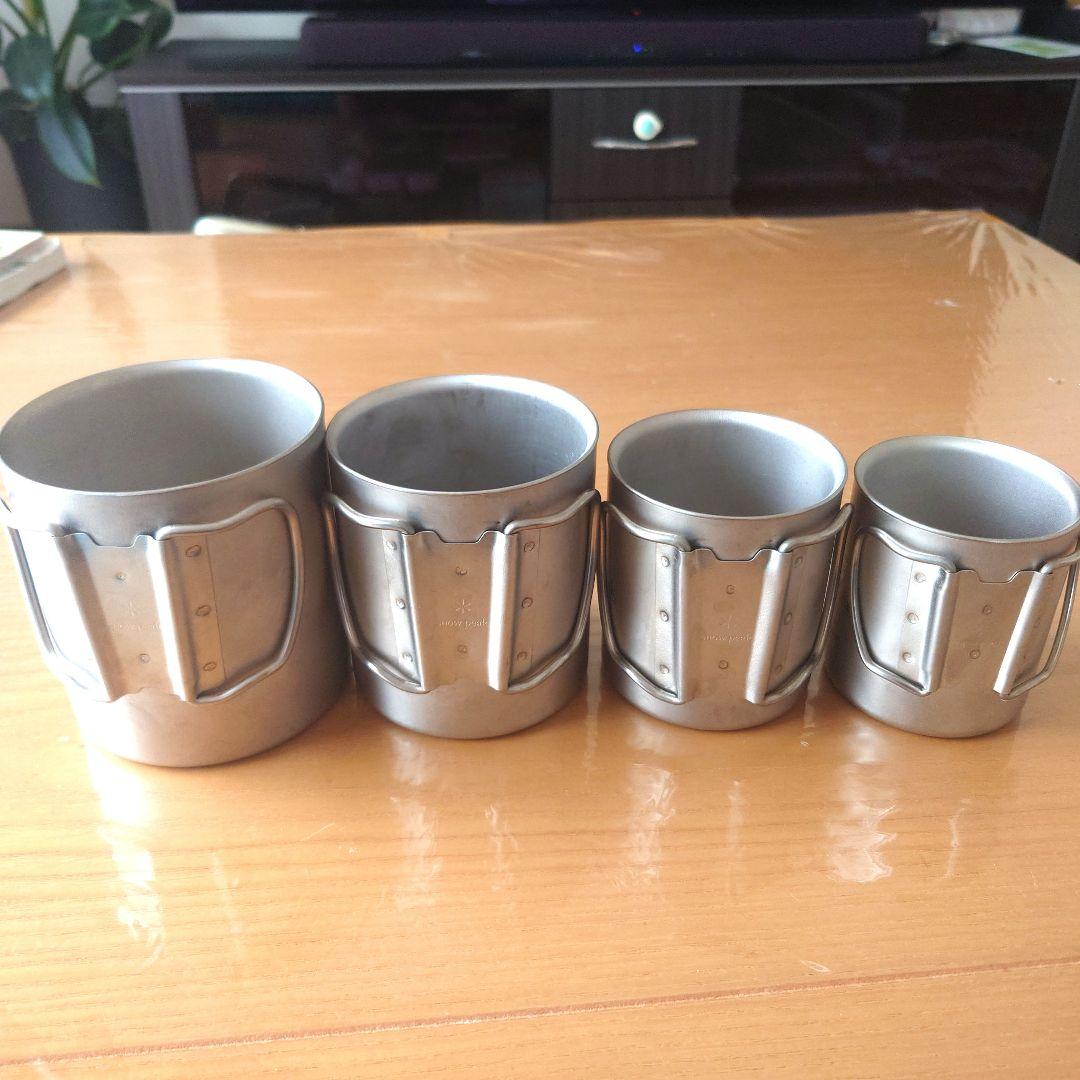 スノーピーク チタンダブルマグ 600 450 300 220